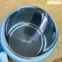 خرید ظرف غذای استیل طرح فلاسکی | سیسمونی نی نی حورا