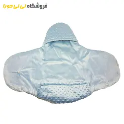 مشاهده و خرید قنداق فرنگی مخمل حبابی طرح خرگوش - فروشگاه نی نی حورا