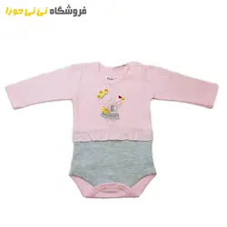 مشاهده و خرید زیر دکمه بلند پنبه طرح تاج - فروشگاه نی نی حورا
