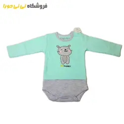 مشاهده و خرید زیر دکمه بلند پنبه طرح سگ - فروشگاه نی نی حورا