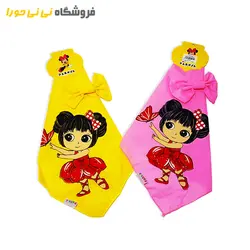 مشاهده و خرید دستمال سر طرح لب و طرح دختر و پروانه - فروشگاه نی نی حورا