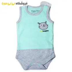مشاهده و خرید زیردکمه رکابی پنبه طرح هپی - فروشگاه نی نی حورا