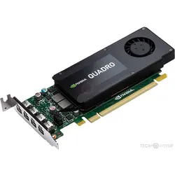 کارت گرافیک NVIDIA مدل Quadro K1200 ظرفیت 4GB پنل کوتاه | تکنونما