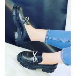کفش زنانه کالج نگینی ضربدری