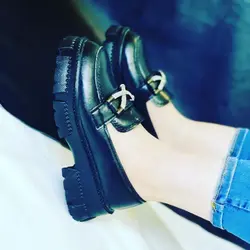 کفش زنانه کالج نگینی ضربدری