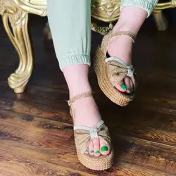کفش کنفی تابستانی لژدار پروانه ای