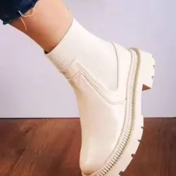 کفش نیم بوت زنانه بغل کش چلسی