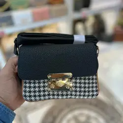 کیف دوشی زنانه چهارخانه