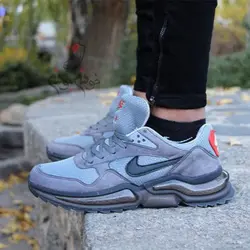 کفش اسپرت مردانه طوسی طرح نایک