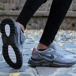 کفش اسپرت مردانه طوسی طرح نایک