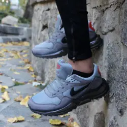 کفش اسپرت مردانه طوسی طرح نایک