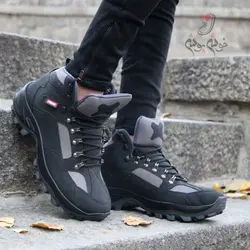 کفش کوهنوردی مردانه مشکی کد 4092