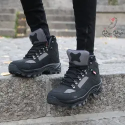 کفش کوهنوردی مردانه مشکی کد 4092