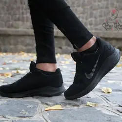 کفش اسپرت مردانه پیاده روی مشکی طرح نایک