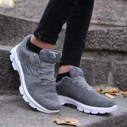 کفش پیاده روی مردانه اسکیجرز طوسی