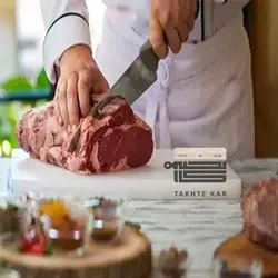 تخته کار قصابی 60 در 40 ضخامت 3 سانتیمتر - تخته کار