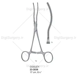 كلمپ عروقی كولی, 17 سانت, سرخم