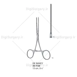 كلمپ عروقی دبیكی, 13 سانت, مستقیم