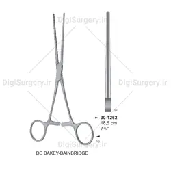 كلمپ عروقی دبیكی بین بریج, 18.5 سانت, مستقیم