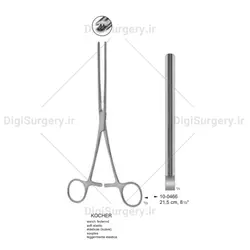 كلمپ روده اتروماتیك كوخر, 22 سانت, مستقیم