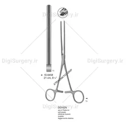 كلمپ روده اتروماتیك دوین, 21 سانت, مستقیم