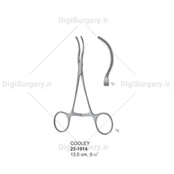 كلمپ عروقی كولی, 13.5 سانت, نیم گرد