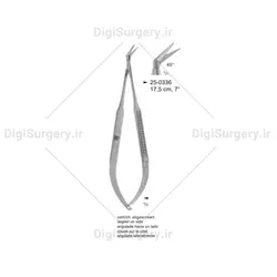 قیچی عروقی دیتریج فنری, 18 سانت, 45 درجه