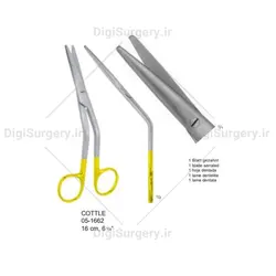 قیچی بینی كاتل, 16 سانت, دسته طلایی