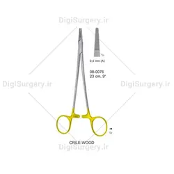 سوزنگیر كرایل وود, 23 سانت, دسته طلایی