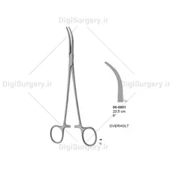 پنس هموستاتیك رایت انگل اوورهالت, 21.5 سانت