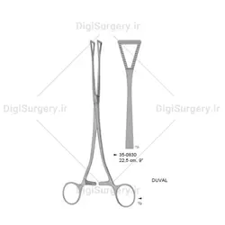 پنس مثلثی دووال, 23 سانت, سر ظریف