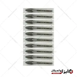 فرز فرم مینیاتوری مدل کله قندی F سایز 6 دنباله 3 برند پاور کات