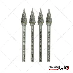 فرز فرم مینیاتوری مدل مخروطی تیز M سایز 6 دنباله 3 برند پاور کات