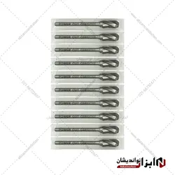 فرز فرم مینیاتوری آلومینیوم استوانه سر گرد C سایز 6  برند پاور کات