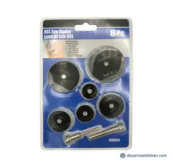 صفحه برش مینیاتوری 8 پارچه HSS چوب پلاستیک فلزات نرم - ابزار نو اندیشان