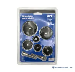 صفحه برش مینیاتوری 8 پارچه HSS چوب پلاستیک فلزات نرم - ابزار نو اندیشان