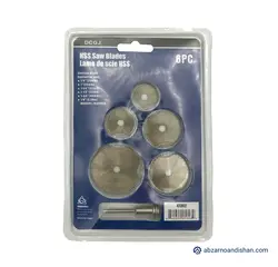 صفحه برش مینیاتوری 6 پارچه HSS چوب پلاستیک فلزات نرم - ابزار نو اندیشان