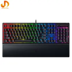 کیبورد مخصوص بازی ریزر مدلRAZER Keyboard Blackwidow V3 GreenSwitch (گارانتی 18 ماهه ایستا)