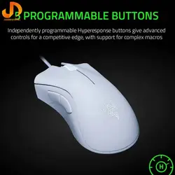 ماوس ریزر مدل DEATHADDER  ESSENTIAL (گارانتی 18ماهه ایستا) (سفید)