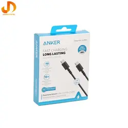 کابل شارژ سریع USB-C انکر Anker Powerline Select+ USB-C to USB-C Cable A8033H11(گارانتی ایستا)