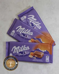 شکلات میلکا بادام زمینی