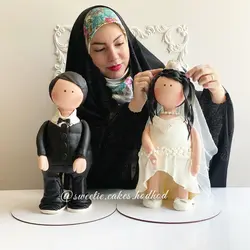 آموزش کیک عروسکی