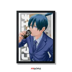 تابلو قاب شیشه ای Chainsaw Man | کد 4 | فروشگاه اینترنتی ماکمیک