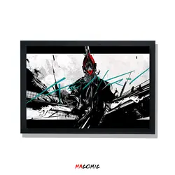 تابلو قاب شیشه ای Chainsaw Man | کد 27 | فروشگاه اینترنتی ماکمیک