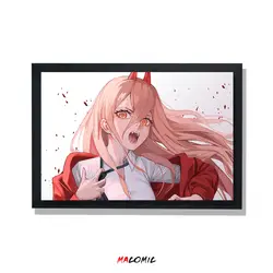 تابلو قاب شیشه ای Chainsaw Man | کد 24 | فروشگاه اینترنتی ماکمیک