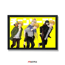 تابلو قاب شیشه ای Chainsaw Man | کد 23 | فروشگاه اینترنتی ماکمیک