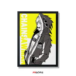 تابلو قاب شیشه ای Chainsaw Man | کد 20 | فروشگاه اینترنتی ماکمیک