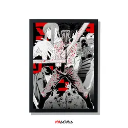 تابلو قاب شیشه ای Chainsaw Man | کد 19 | فروشگاه اینترنتی ماکمیک
