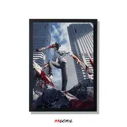 تابلو قاب شیشه ای Chainsaw Man | کد 18 | فروشگاه اینترنتی ماکمیک