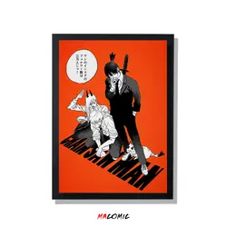 تابلو قاب شیشه ای Chainsaw Man | کد 16 | فروشگاه اینترنتی ماکمیک